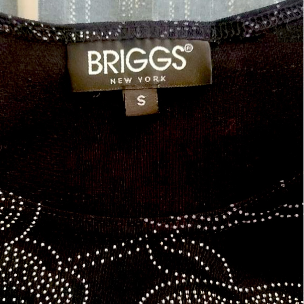 Size small Briggs New York top. - Picture 3 of 3
